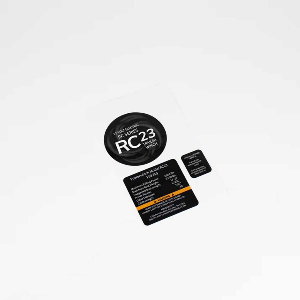 Powerwinch Cable/Rope Decals - RC23 - R2011